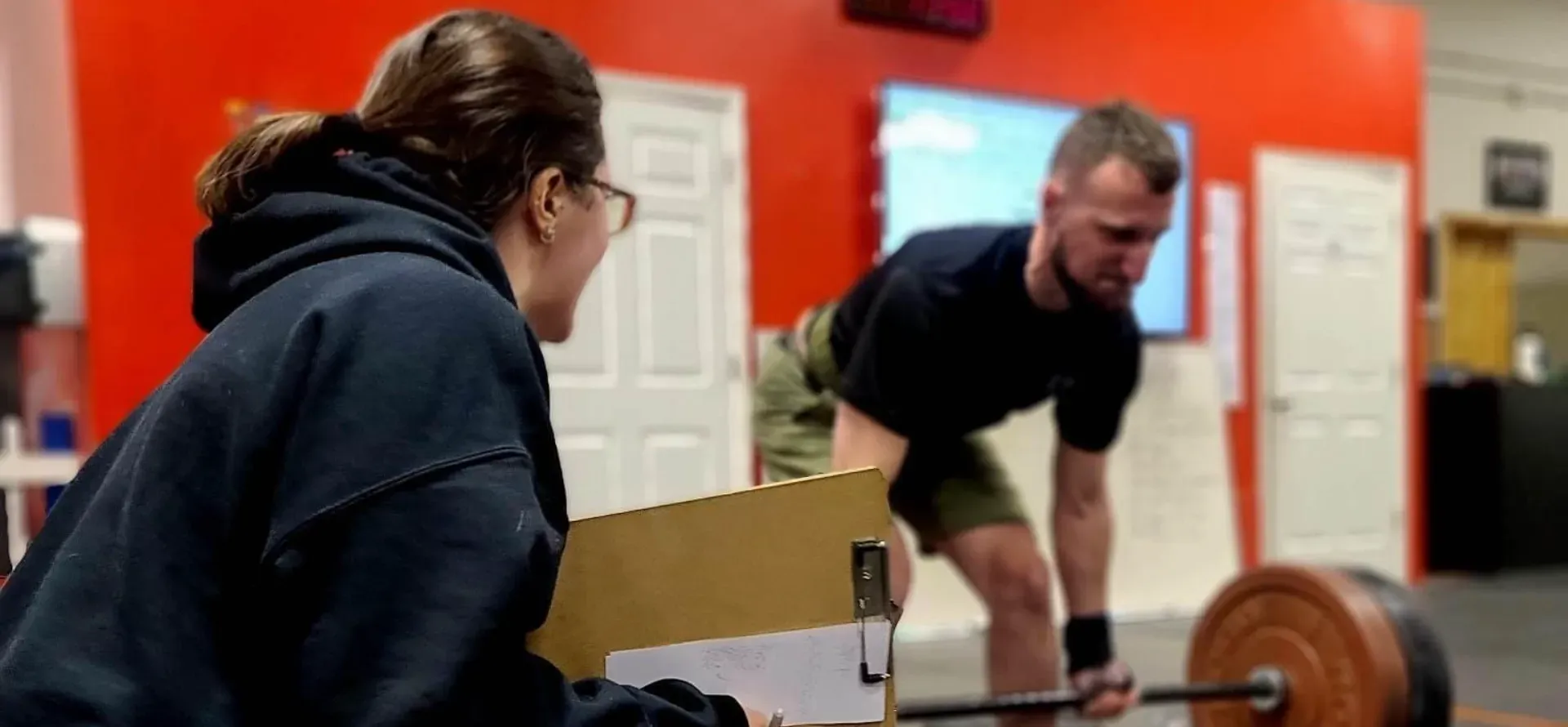Semi-private training at Breathe CrossFIt